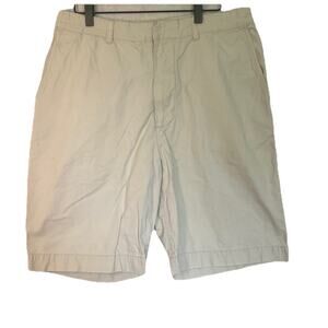 Vintage Abercrombie & Fitch Tan Shorts Mens Size 34 Khaki Chino Y2K Flat Front